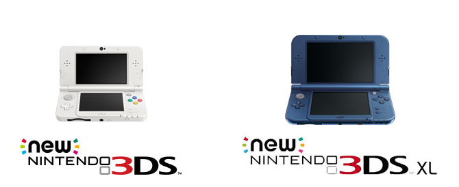 pic of Nintendo New 3DS regular and XL