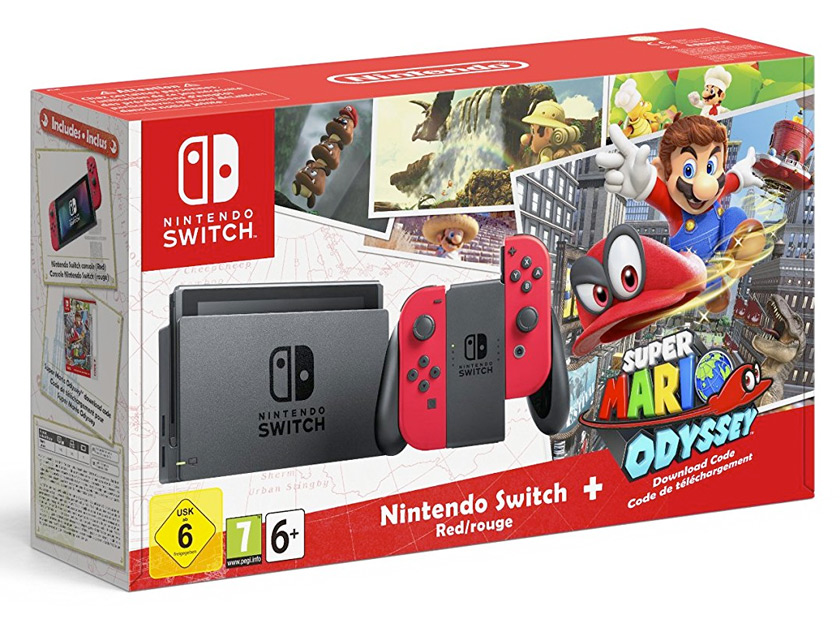 foto bundle Nintendo Switch + Super Mario